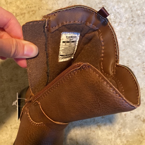 New!! Toddler Girl Brown Boots 5 - Picture 4 of 6